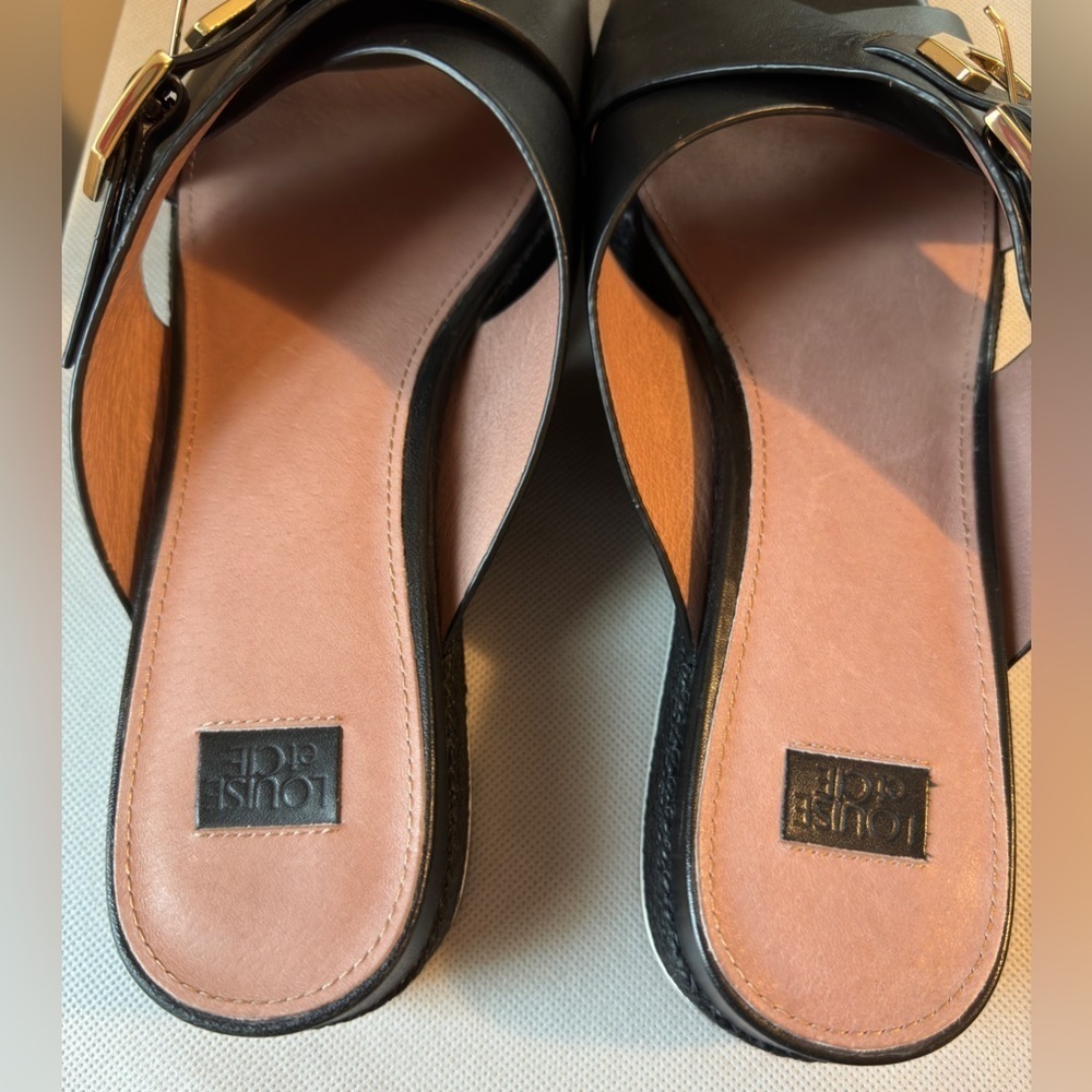 Louise et Cie Cassia platform sandals in black. Size 11 M width. - Picture 3 of 7